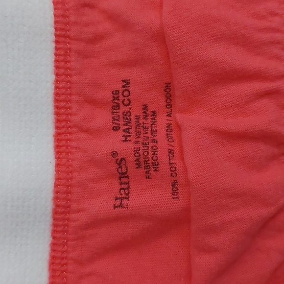6 Pack Brandnew 'Washed' Hanes Cotton Hipsters Soft Comfy Elastic Waistband 8/XL - Picture 2 of 5